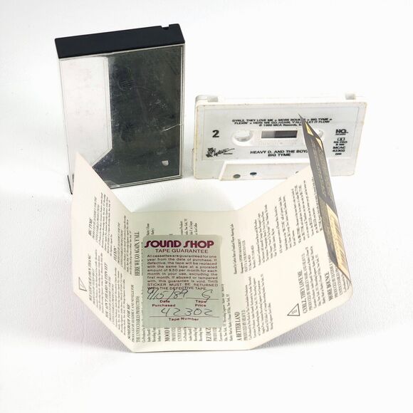 Heavy D & The Boyz – Big Tyme Cassette US 1989 Uptown MCAC 42302 Old School - Picture 4 of 4